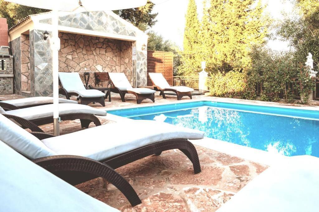 Poli House Family Villa W/ Pool Corfu  Esterno foto